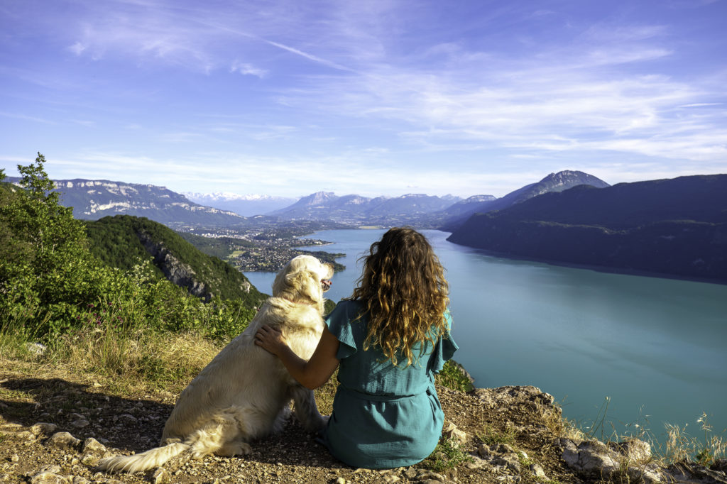 lac du bourget avec mon chien belvedere chambotte