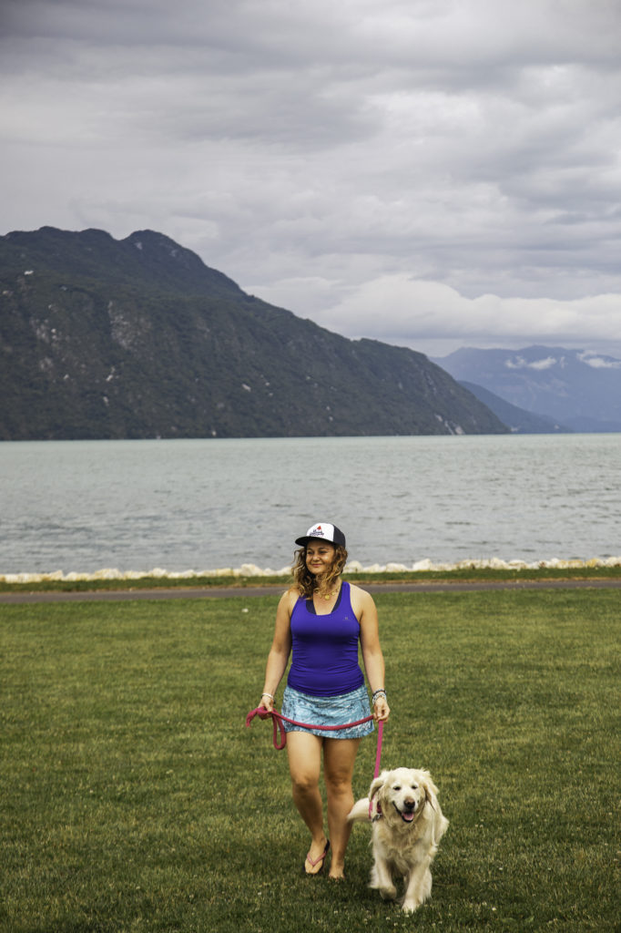 lac du bourget avec mon chien