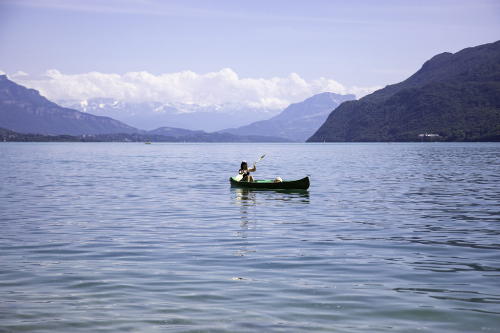lac du bourget avec mon chien