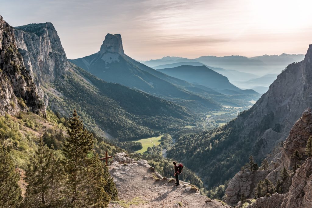 carte postale des alpes