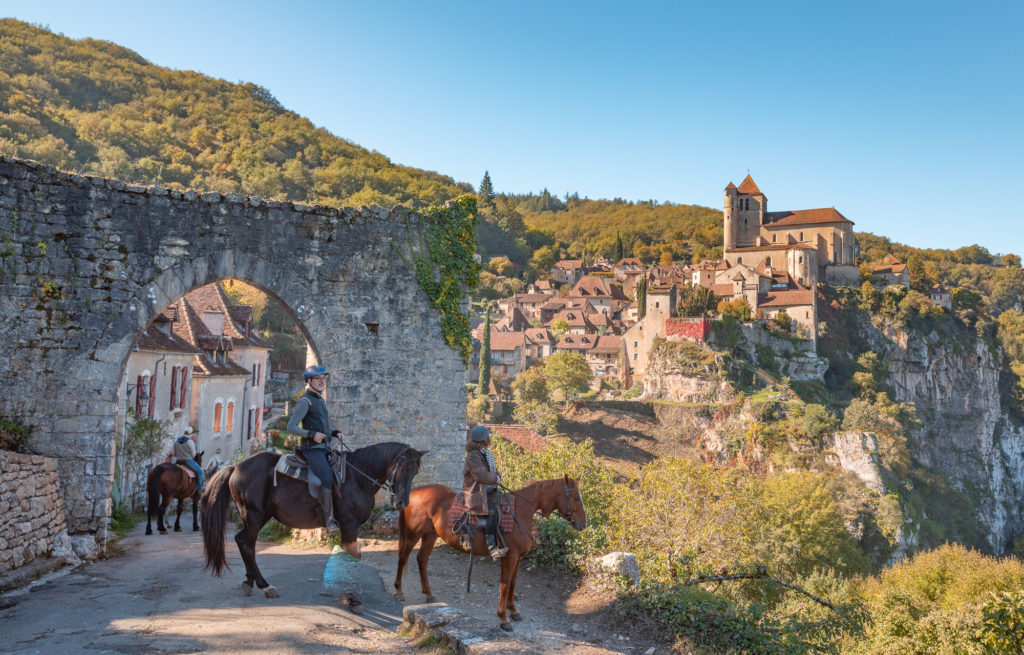 Sur les chemins de Saint Jacques dans le Lot : GR65, variante du Célé, variante de Rocamadour. 