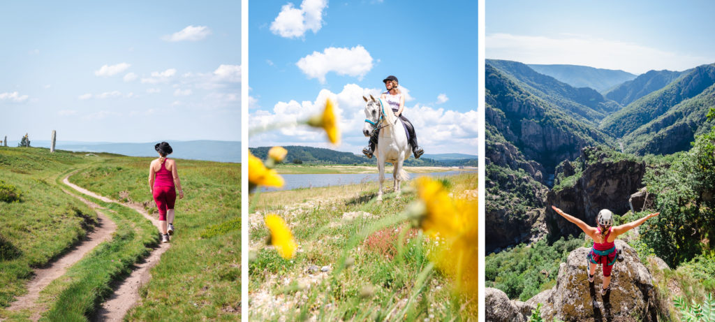 Que faire en Lozère ? Aventures outdoor, sports de pleine nature, activités de plein air : escalade, vtt, équitation, rando en Lozère