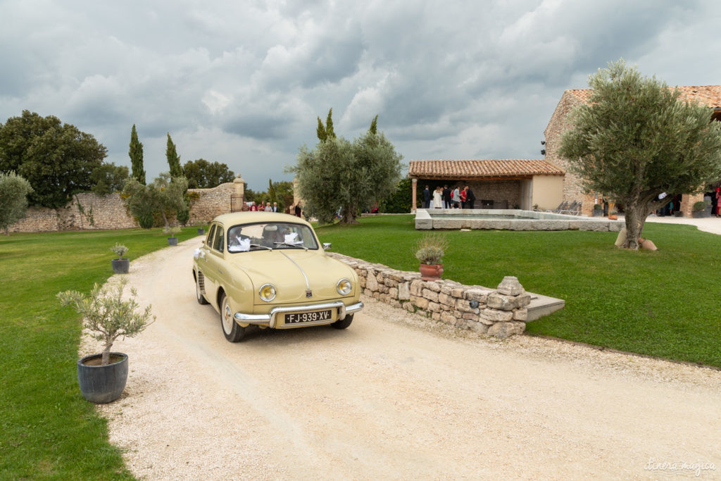 mariage voiture ancienne en provence
