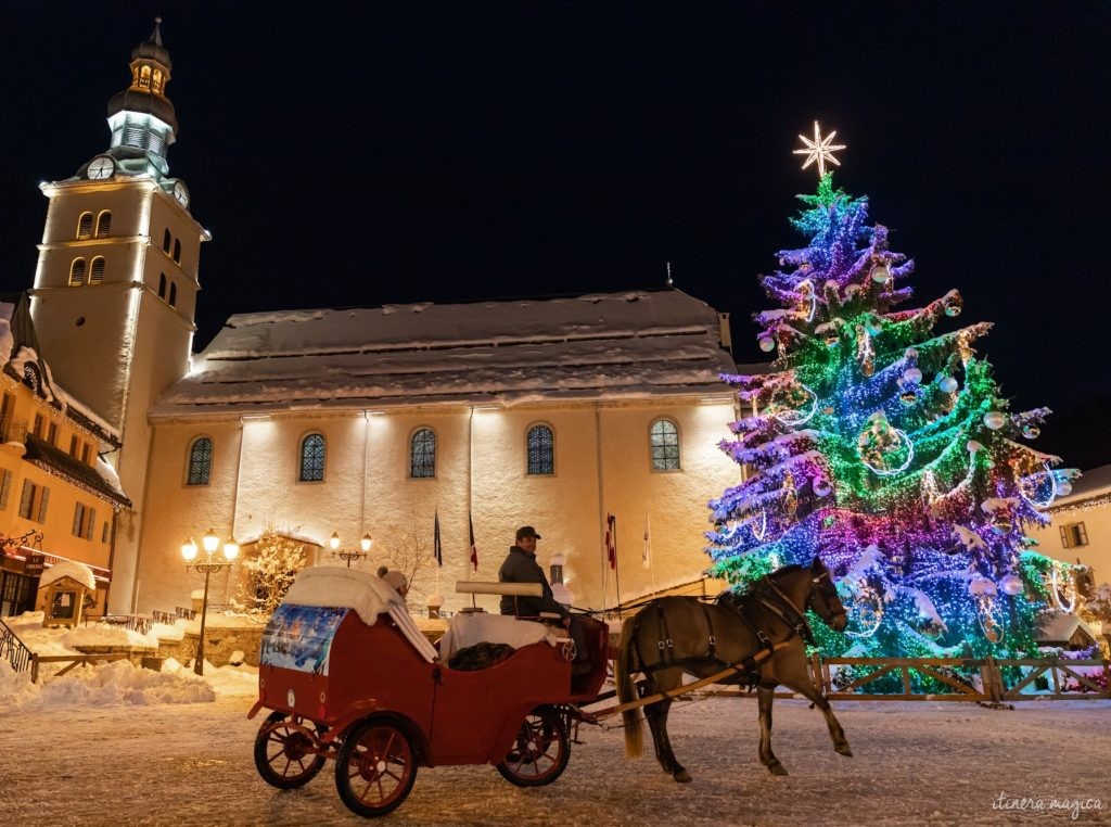 que voir à Megève ? Blog sur un séjour d'hiver à Megève : bonnes adresses, activités, ski de rando, calèches, survol du Mont Blanc, igloo...