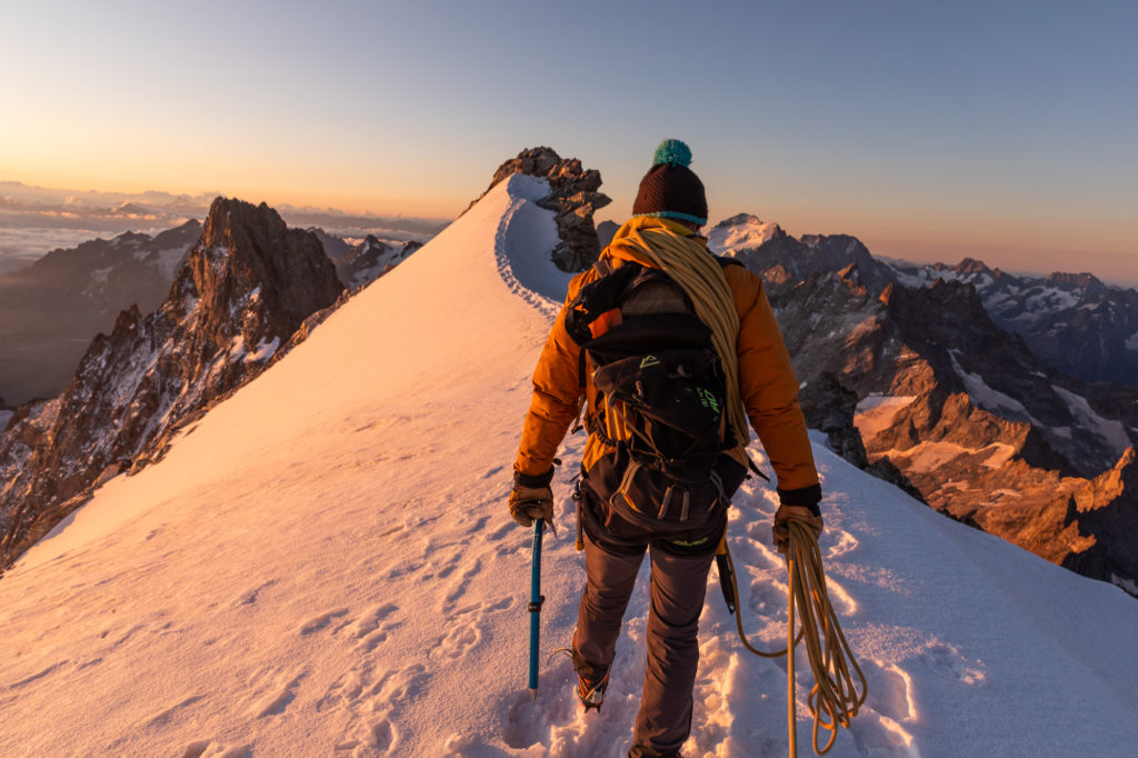 Ascension de la Meije orientale; alpinisme en Oisans 