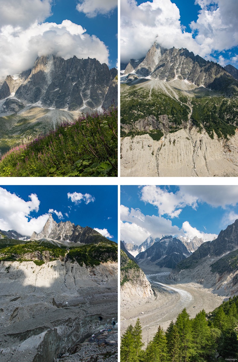 Glaciers de Chamonix.