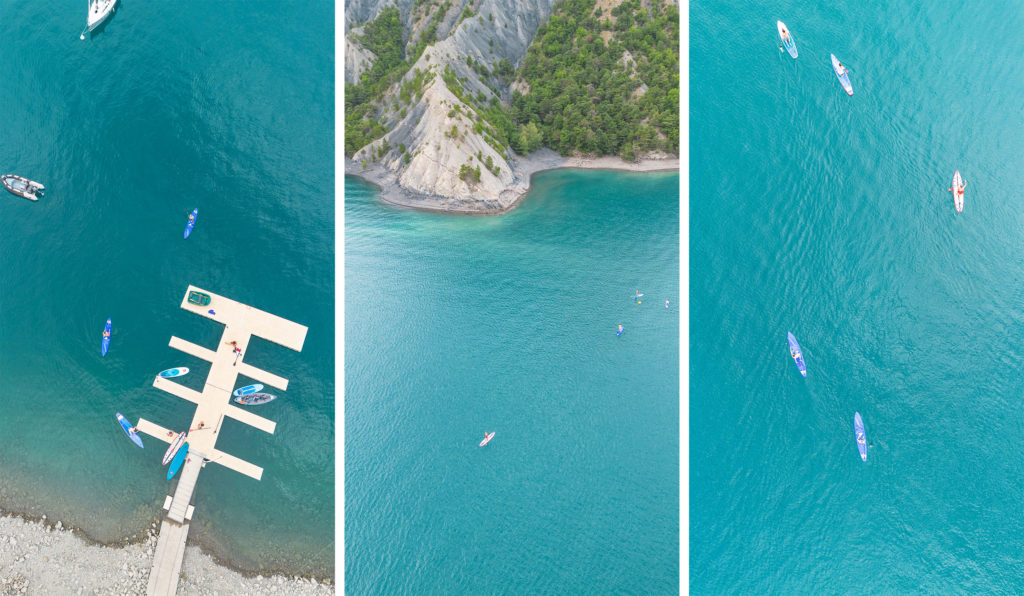 Vacances au bord du lac de Serre-Ponçon : activités nautiques, bateau, paddle