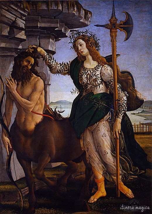 Pallas et le Centaure, Botticelli.