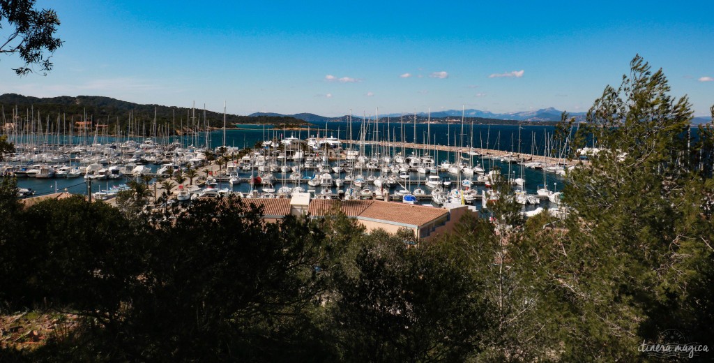 Le port vu d'en haut.