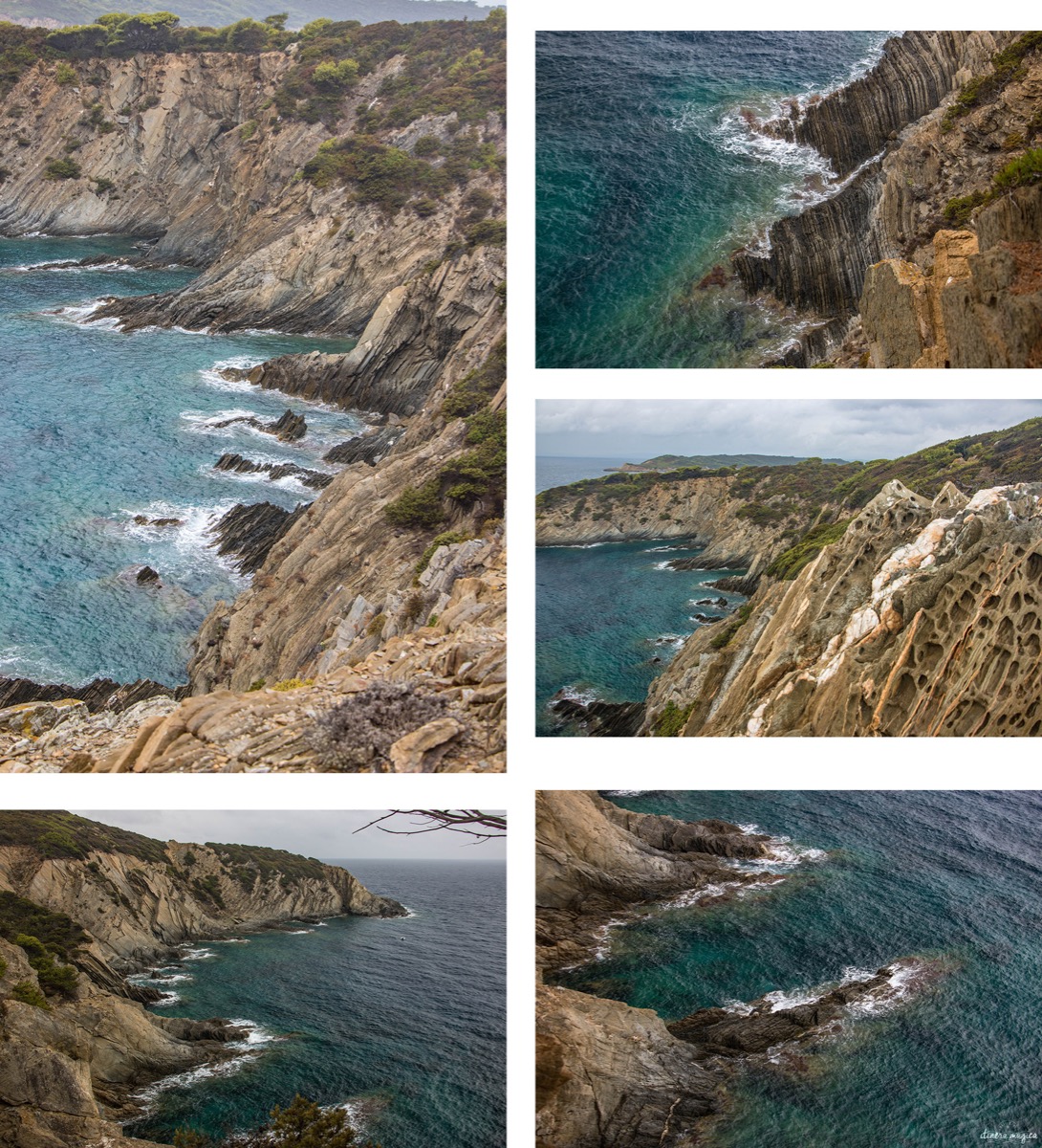 La plage du sud et la route des crêtes, Port Cros