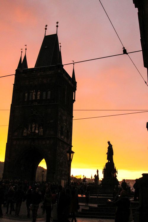 prague sunset 