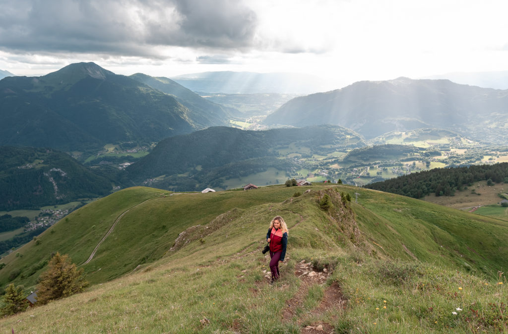 randonnée sur les crêtes du pic de marcelly à praz de lys sommand