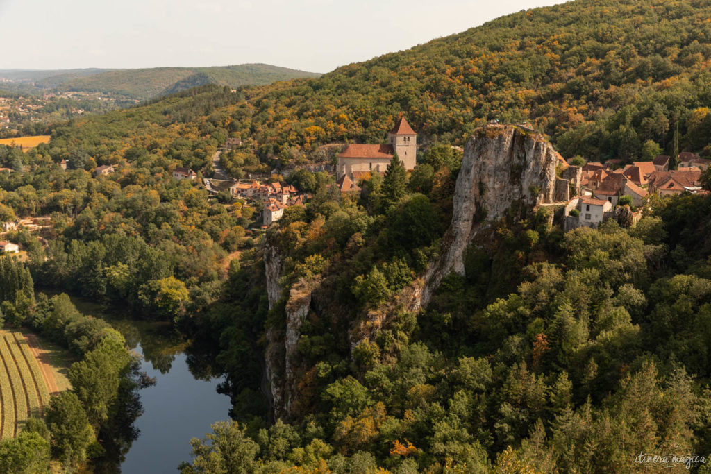 visiter le lot : saint cirq lapopie