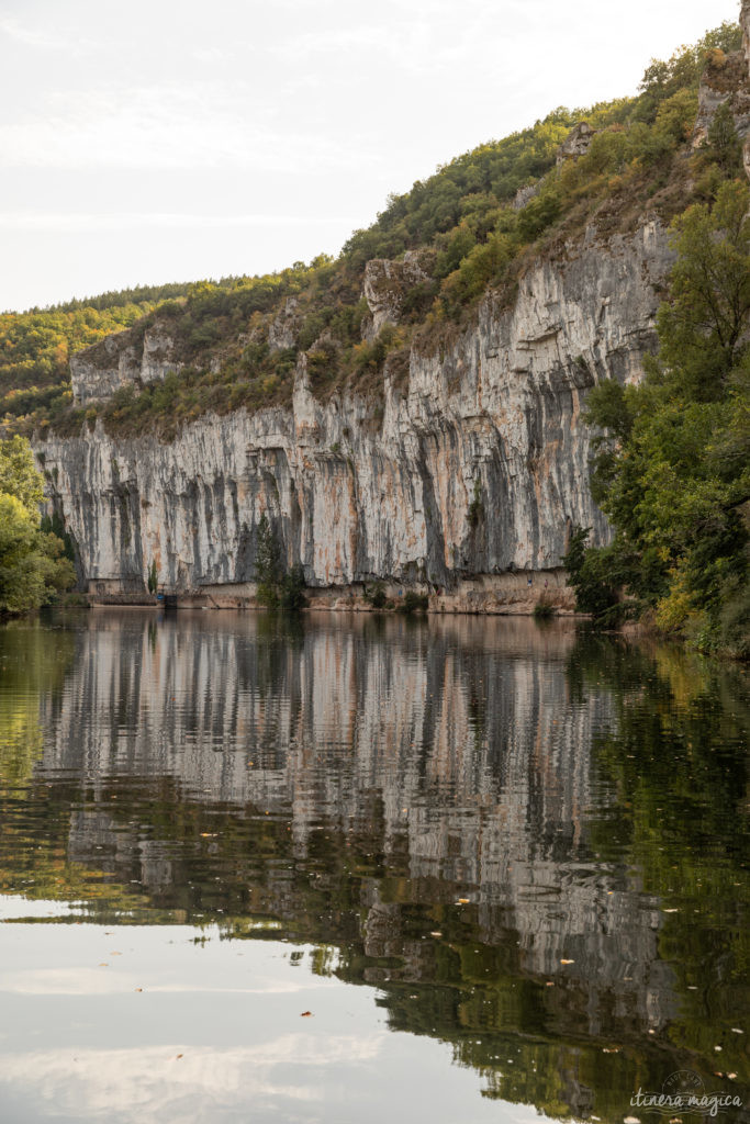 Visiter le Lot : chemin de halage st cirq lapopie