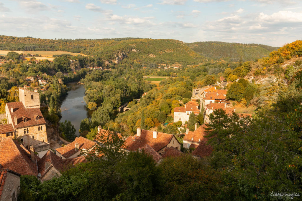 visiter le lot : saint cirq lapopie