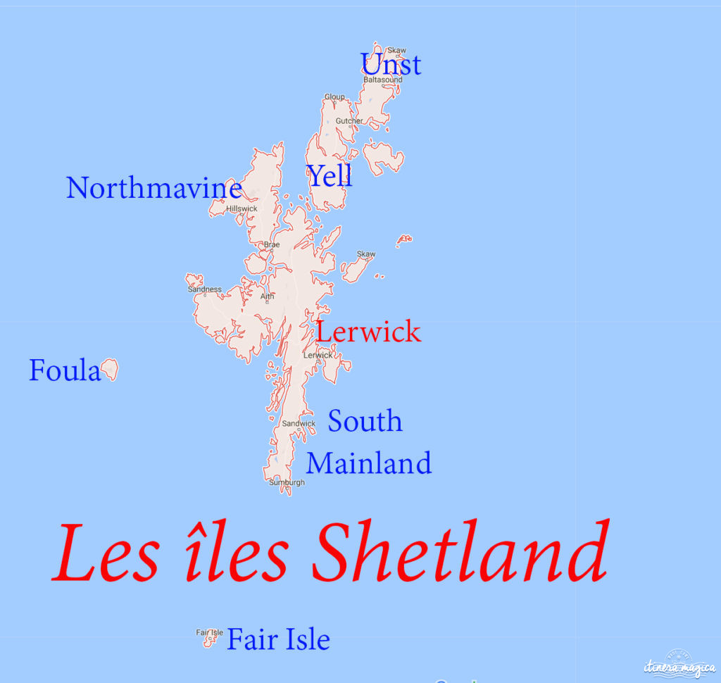 Aller à Shetland. Voyage à Shetland
