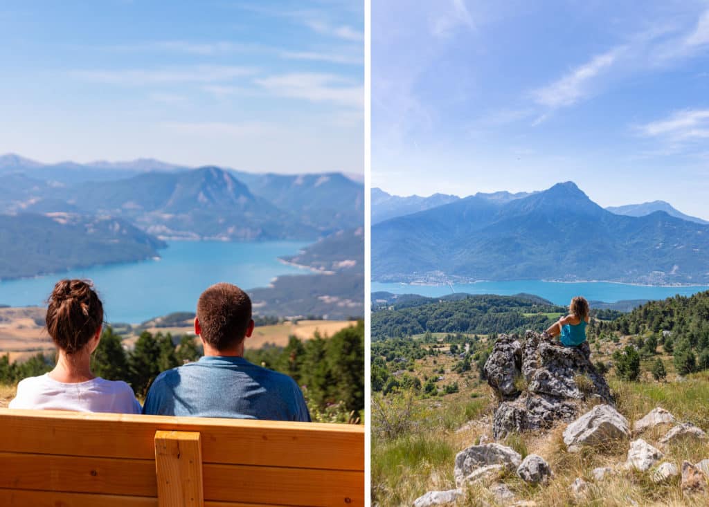 Randonnées à Réallon au dessus du lac de Serre Ponçon