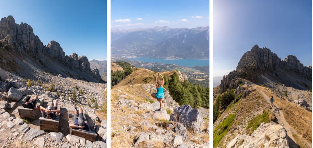 Randonnées à Réallon au dessus du lac de Serre Ponçon