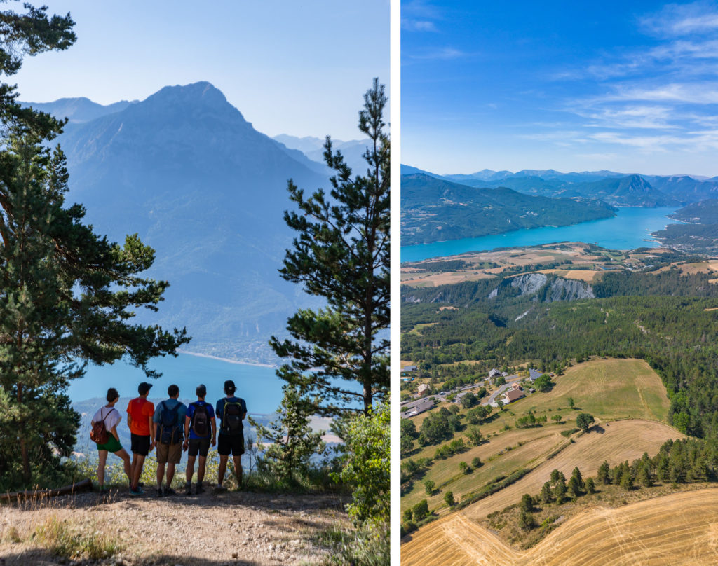 Randonnées à Réallon au dessus du lac de Serre Ponçon