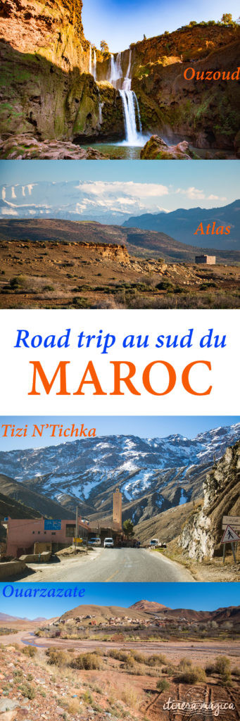 Sur la route de Ouarzazate ou des cascades d'Ouzoud, road trip dans le sud du Maroc. Tizi N'Tichka, Haut-Atlas...