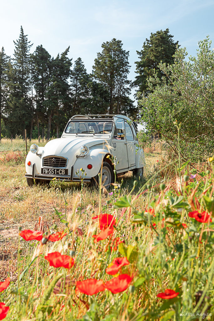 Road trip rétro en voiture ancienne dans les Alpilles : que voir dans les Alpilles ? Explorer les Alpilles en 2 CV