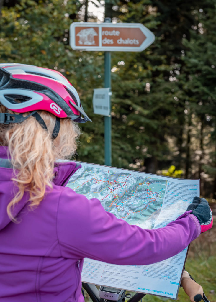 route des chalots dans les vosges a velo