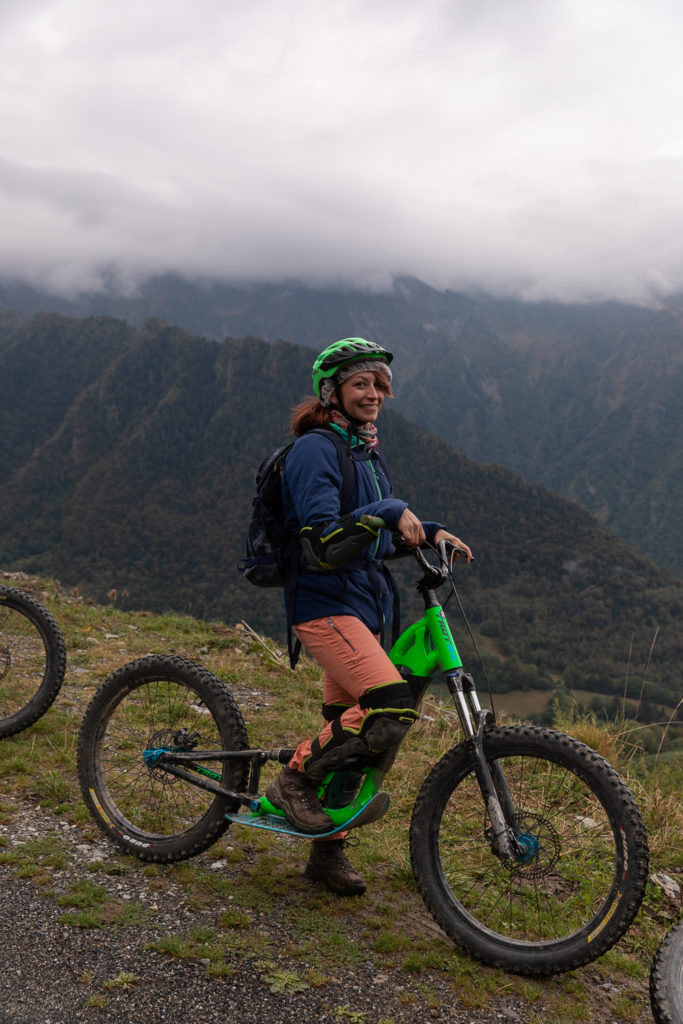 VTT et trottinette de descente à saint lary soulan