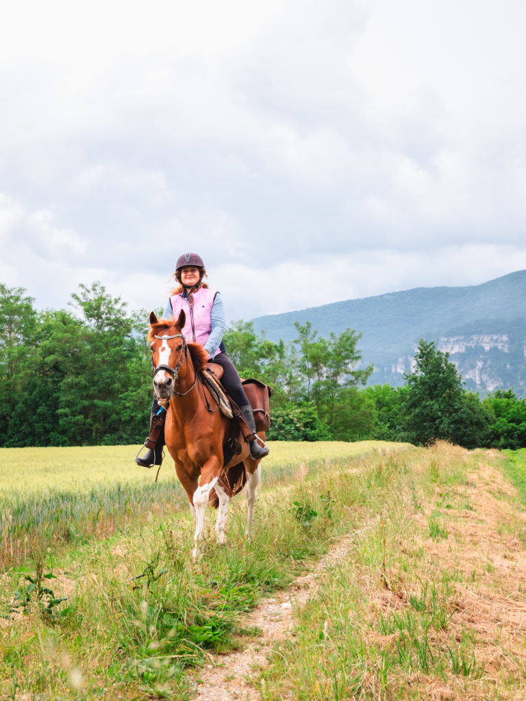 A cheval à Saint Marcellin Vercors Isère : chemins de Mandrin, randonnées équestres et aventures équines. 