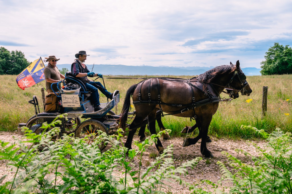 chemins de Mandrin à cheval saint marcellin vercors isère