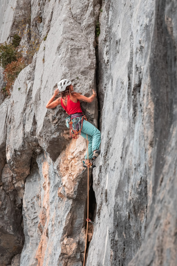 Que faire en automne à Saint Marcellin Vercors Isère ? Escalade à Presles