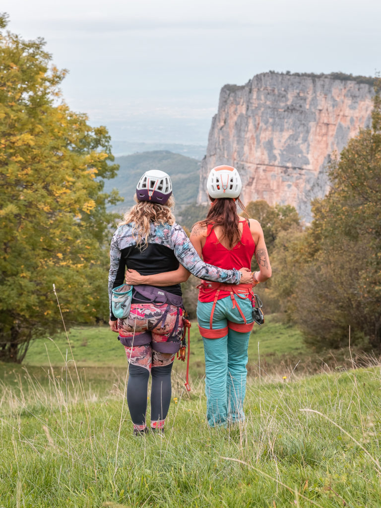 Que faire en automne à Saint Marcellin Vercors Isère ? Escalade à Presles