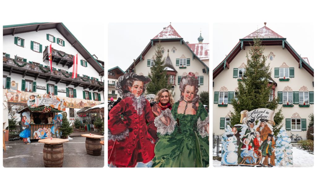 Excursion depuis Salzbourg : le Wolfgangsee et ses marchés de Noël. Sankt Gilgen, marché de Noël baroque