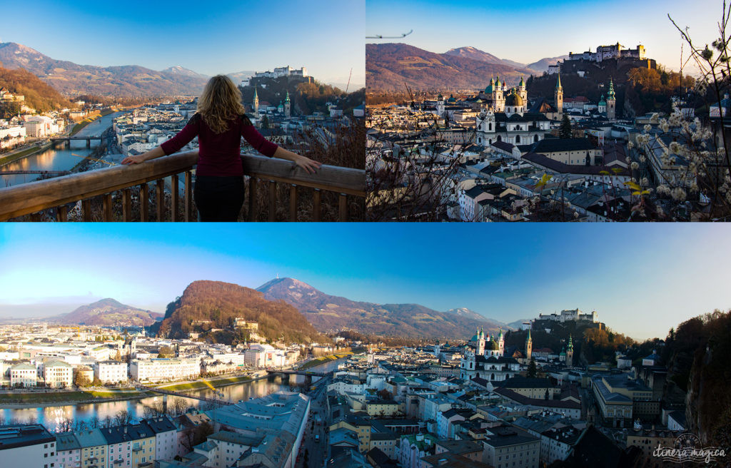 Best view on Salzburg. Planning the perfect winter trip to Austria? Best experiences and things to see in the Austrian Alps. 