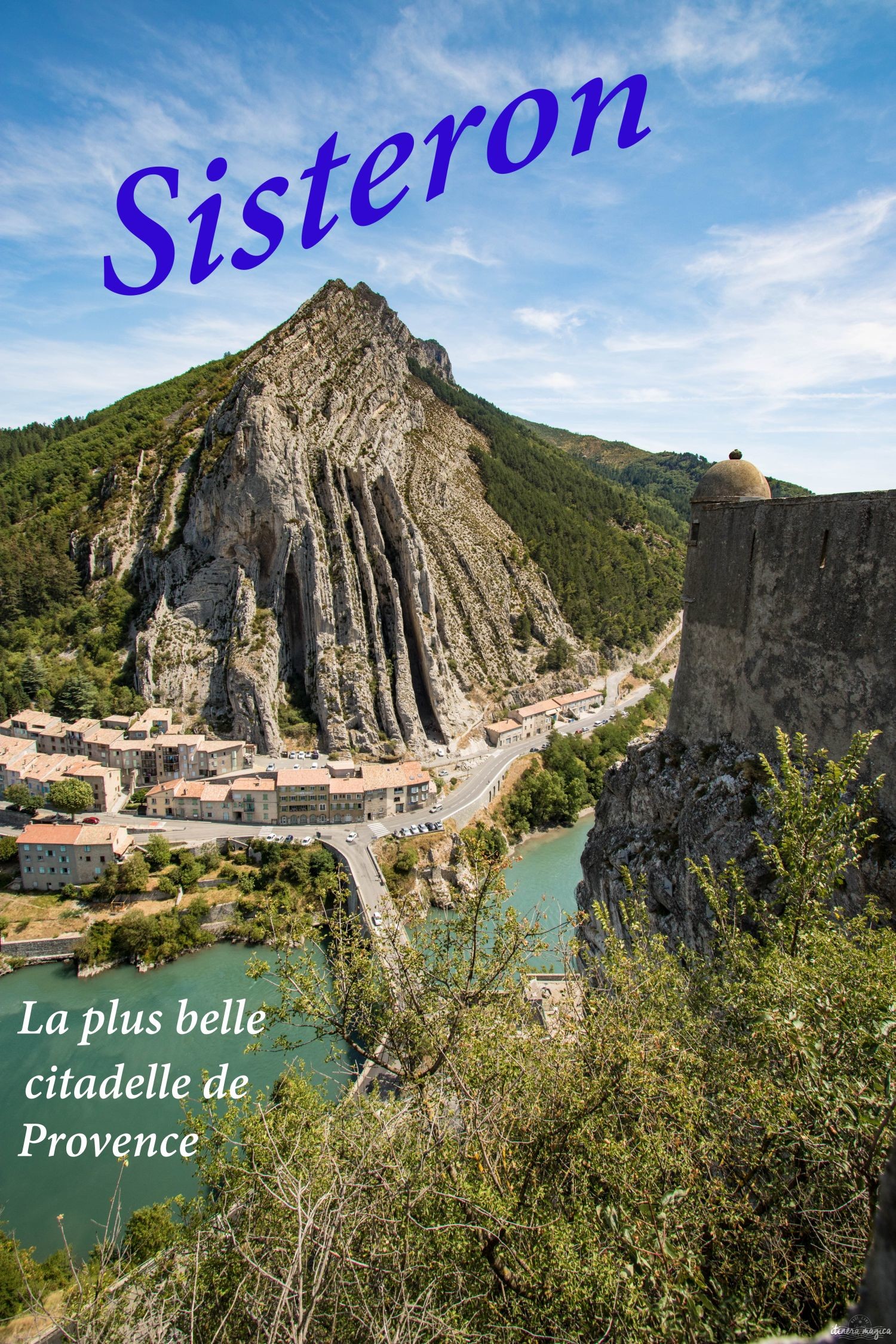 Découvrez Sisteron, sa citadelle mythique, ses deux rivières, au coeur des Baronnies provençales. #provence #sisteron