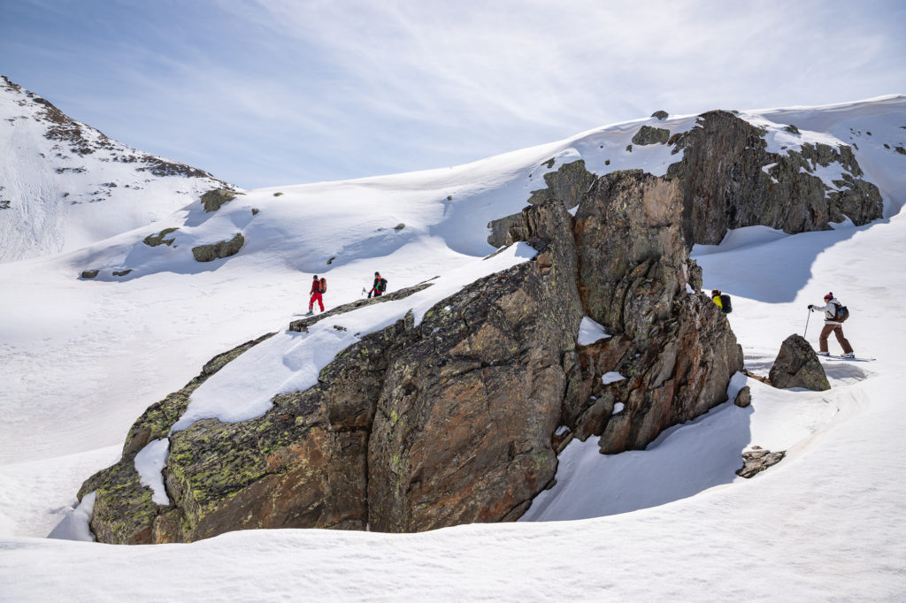 Ski de rando à Saint Sorlin d'Arves en Savoie avec Chilowé