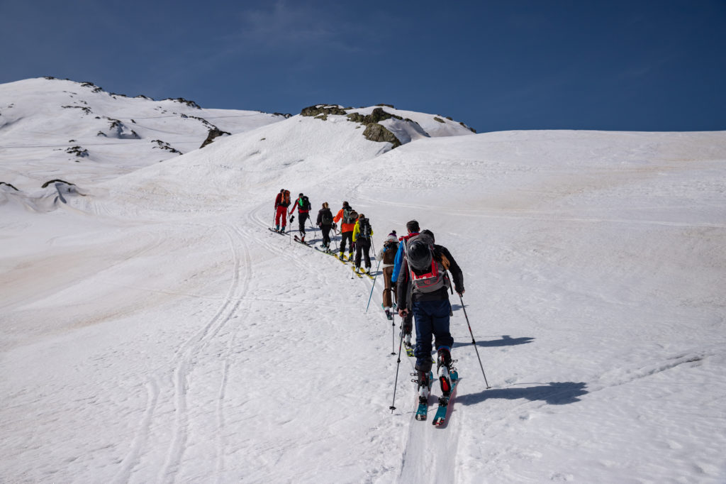Ski de rando à Saint Sorlin d'Arves en Savoie avec Chilowé