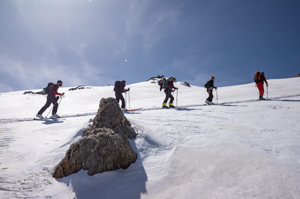 Ski de rando à Saint Sorlin d'Arves en Savoie avec Chilowé