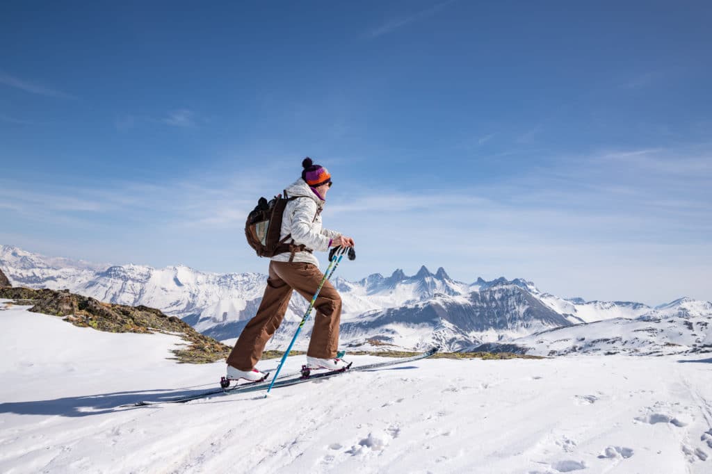 Ski de rando à Saint Sorlin d'Arves en Savoie avec Chilowé