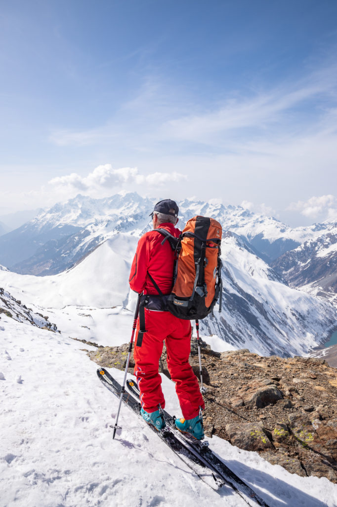 Ski de rando à Saint Sorlin d'Arves en Savoie avec Chilowé