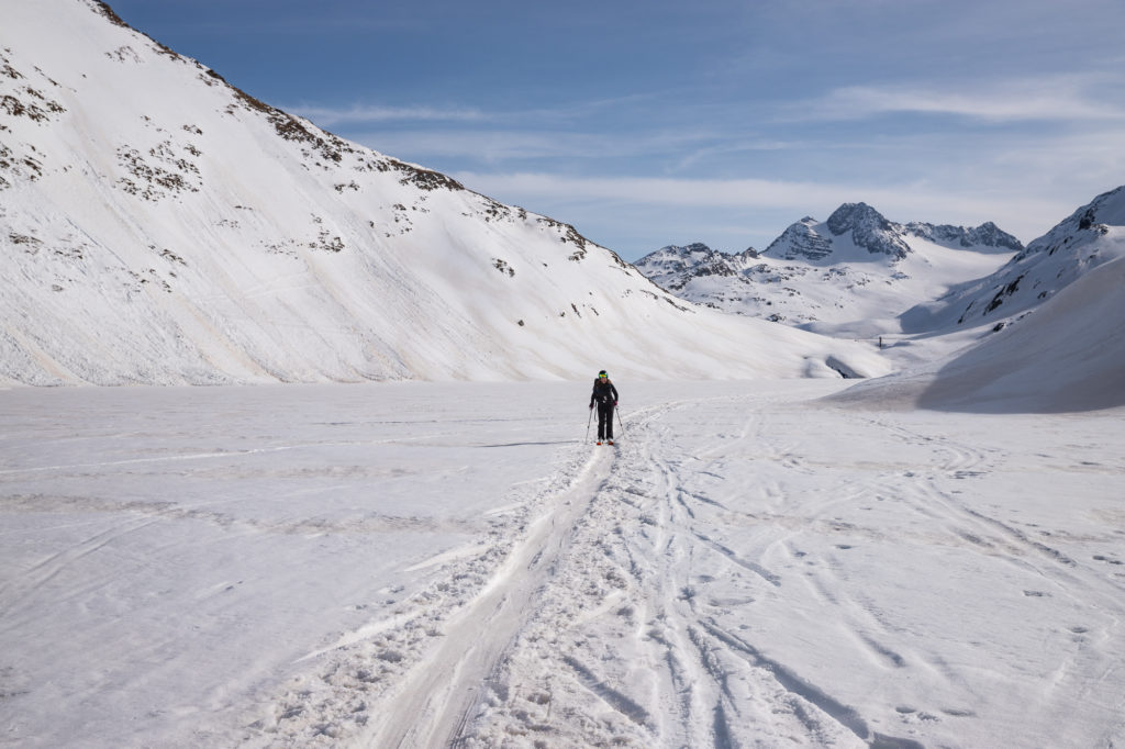 Ski de rando à Saint Sorlin d'Arves en Savoie avec Chilowé