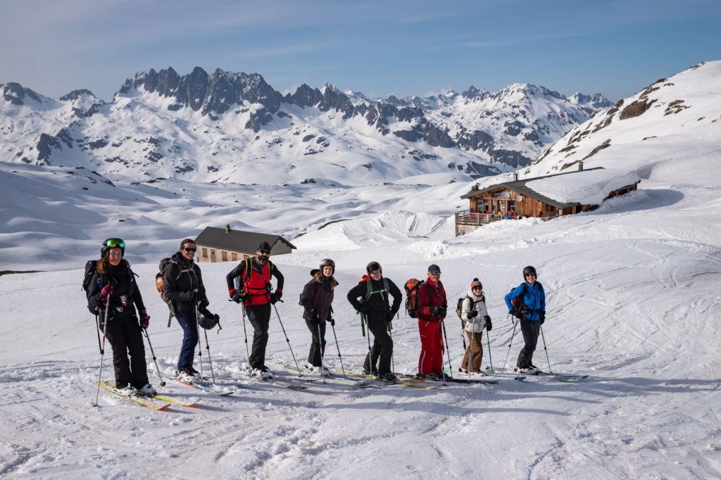 Ski de rando à Saint Sorlin d'Arves en Savoie avec Chilowé