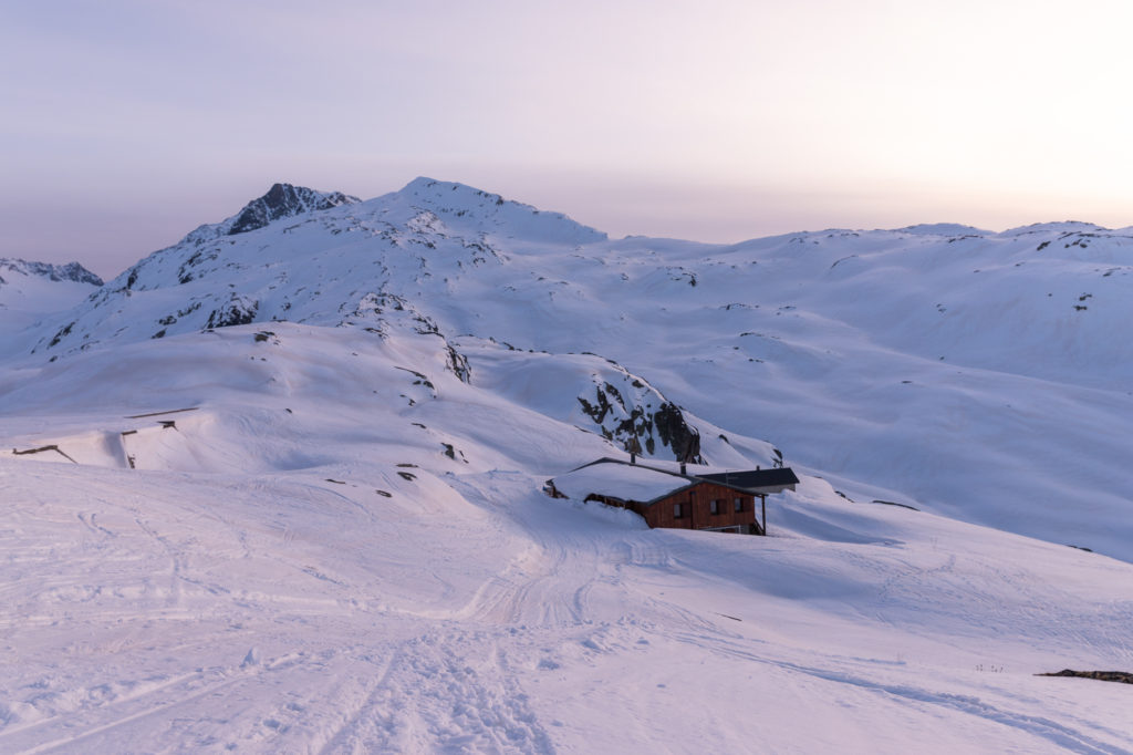 refuge de l'étendard ski de rando