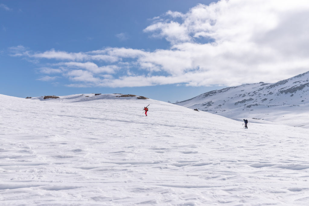 ski de rando à saint sorlin d'arves savoie avec chilowé