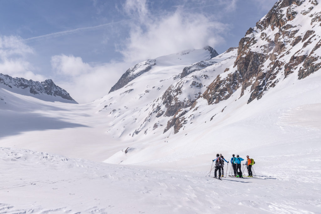 ski de rando à saint sorlin d'arves savoie avec chilowé