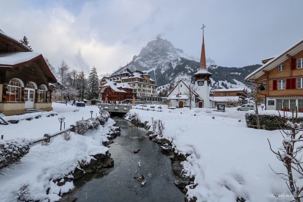 kandersteg suisse en hiver