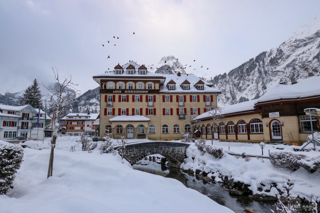 kandersteg suisse en hiver