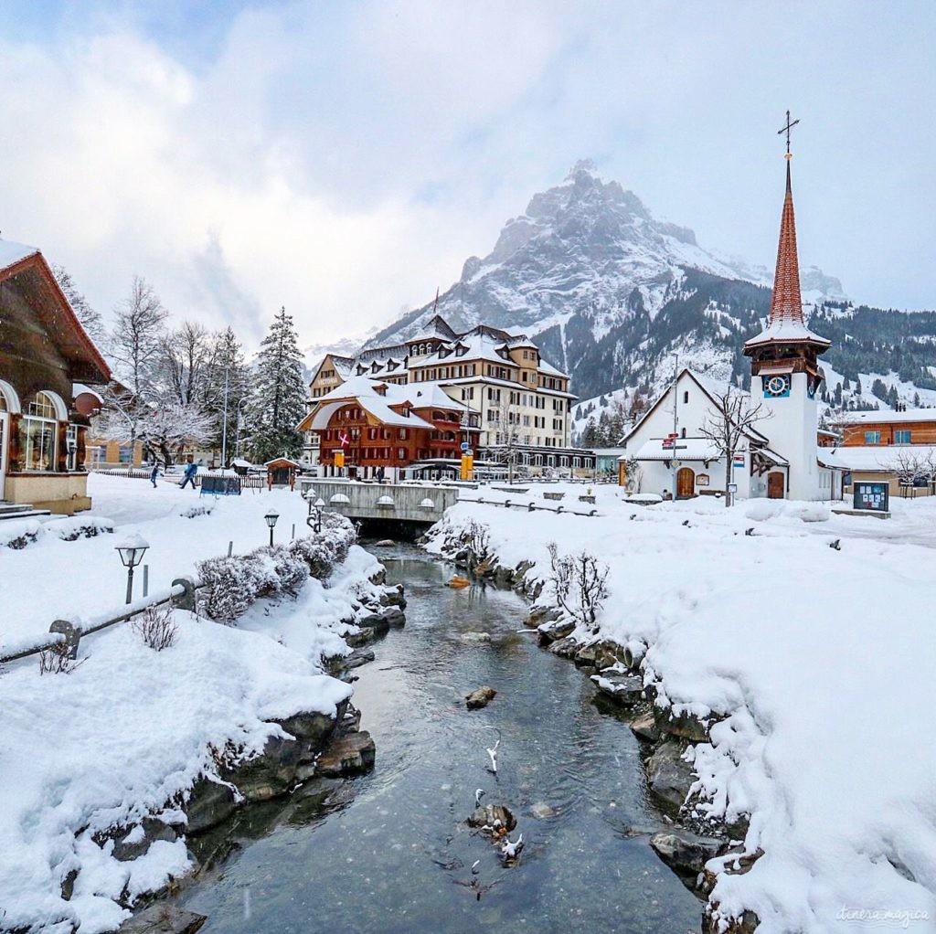 kandersteg suisse en hiver