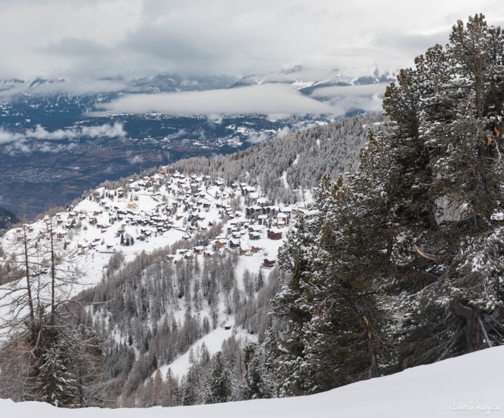 Suisse en hiver val d'anniviers