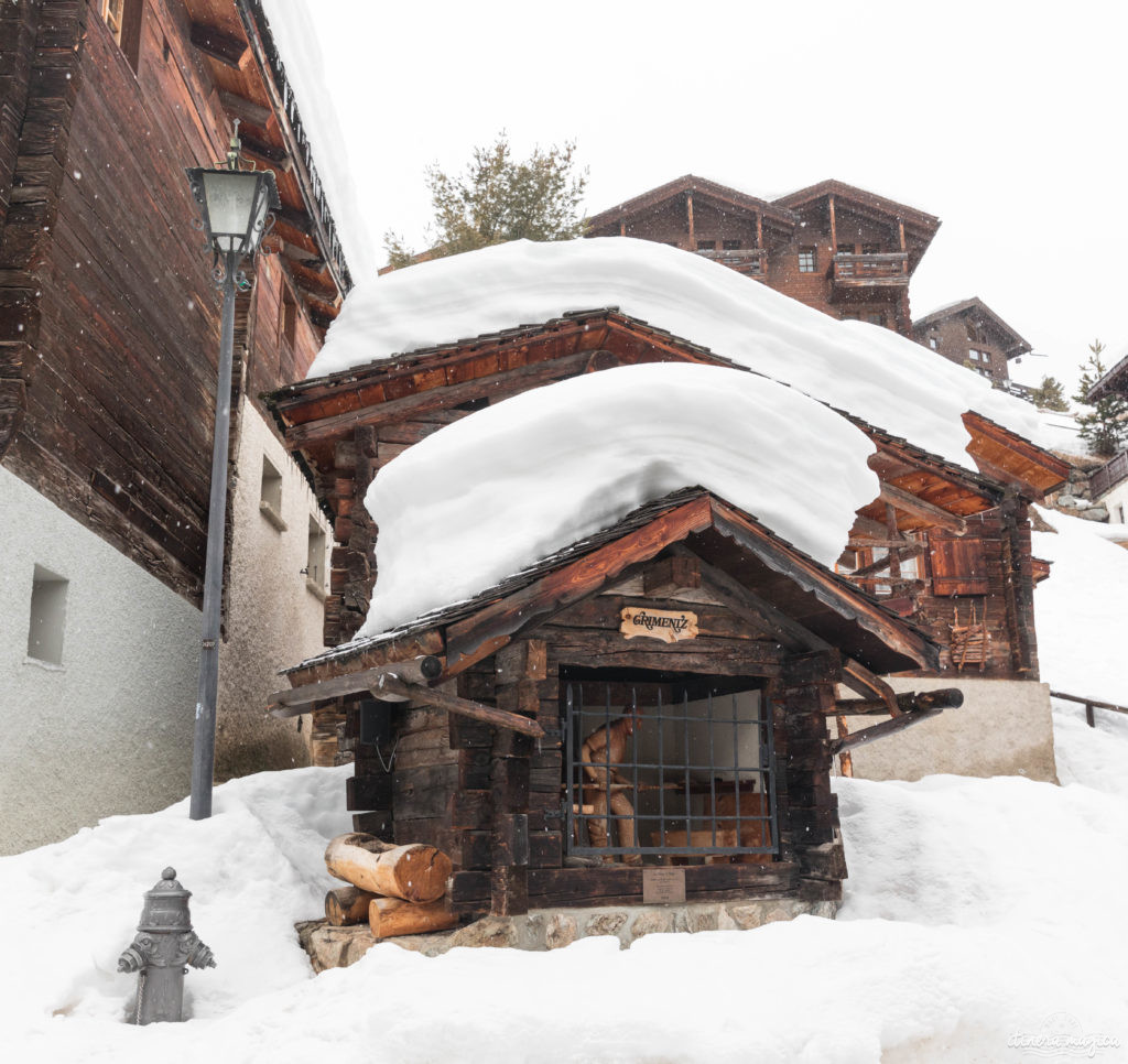 Suisse en hiver grimentz