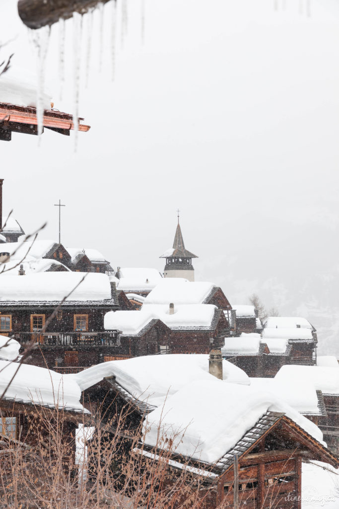 Suisse en hiver grimentz